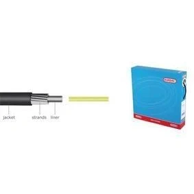 Abbildung von Schaltzug Außen Elvedes Mit Teflon Futter 30 Meter / Ø5,0mm Schwarz (30 In Box)