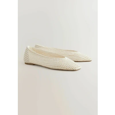 Abbildung von Next Regular FIT Forever Comfort Square TOE Klassischer Ballerina, Damen, Größe: 38.5, Neutral Schuhe