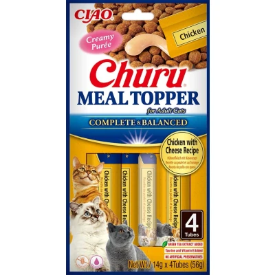 Abbildung von Ciao Churu Meal Topper Katzensnack Huhn mit Käse