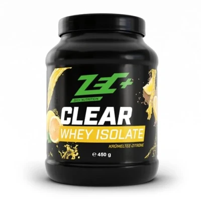Abbildung von ZEC+ CLEAR WHEY ISOLATE Protein/ Eiweiß Krümeltee Zitrone 450 g