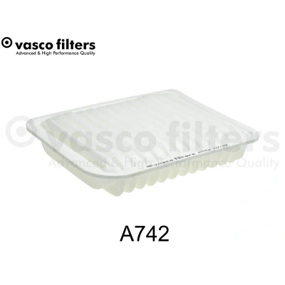 Abbildung von DAVID VASCO A742 Luftfilter 56 207 257 rechteckig Filtereinsatz MITSUBISHI: ASX SUV, OUTLANDER 3, Lancer 8 Limousine, CITROËN: C4 Aircross