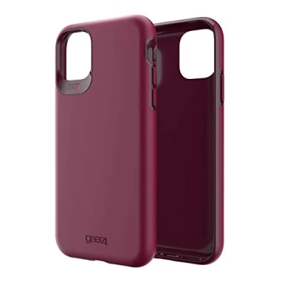 Abbildung von Gear4 Holborn Kompatibel mit iPhone 11 Pro Hülle, erweiterter Aufprallschutz, integrierte D3O Technologie, verbesserter Rückenschutz Handy Schutzhülle weinrote Farbe