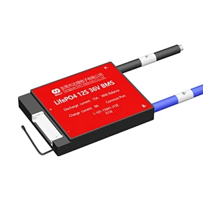 Abbildung von DALY BMS LiFePo4 12S 36V 15A PCB Schutzplatine mit gemeinsamem Anschluss und Sensorsonde für Lithium Akkupacks 3,2 V DIY Elektrowerkzeugen