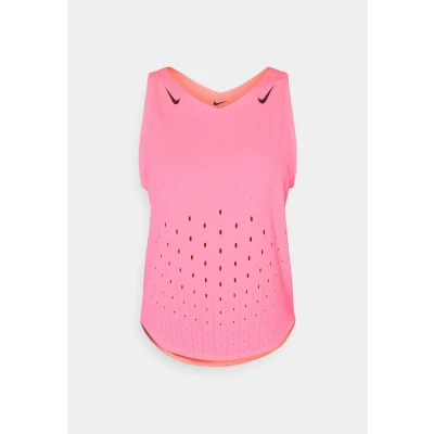 Abbildung von Nike Performance Aeroswift Singlet Top, Damen, Größe: Medium, Hyper pink/black