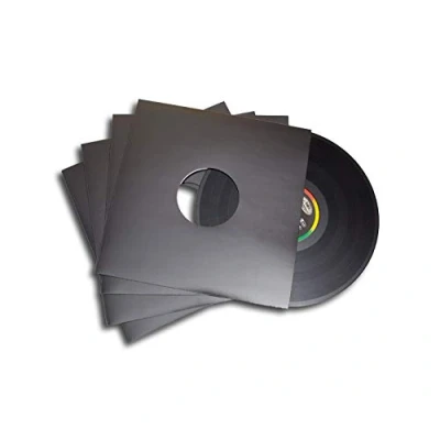 Abbildung von LP Schallplatten Maxi Cover/Discobag schwarz Deluxe Protected (25 Stück)