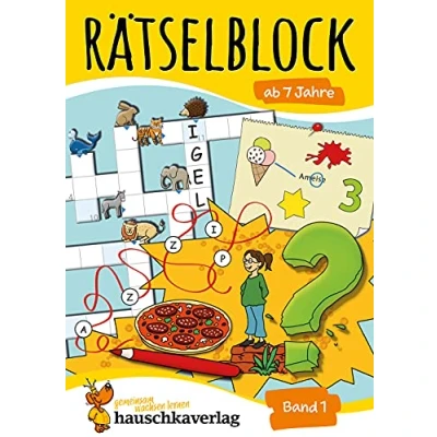 Abbildung von Rätselblock Band 1 ab 7J A5 Block Hauschka Verlag