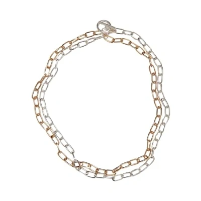 Abbildung von Urban Classics Layering Halskette, Herren, Größe: One Size, Gold silver
