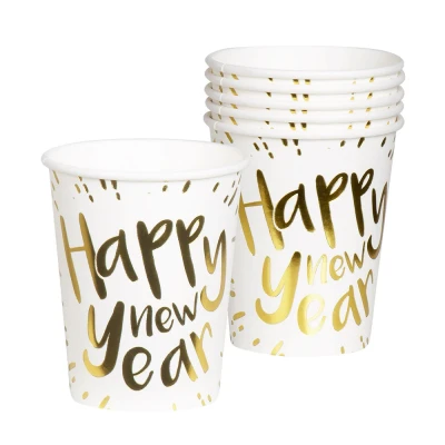 Abbildung von Cups Frohes neues Jahr 210ml 10 Stück