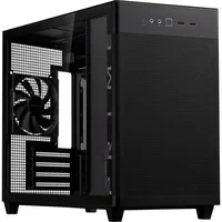 Abbildung von ASUS Prime AP201 MicroATX Gehäuse schwarz (33 Liter, unterstützt 280 &amp; 360 mm Kühler, Grafikkarten bis 338 Länge und Standard ATX Netzteile)