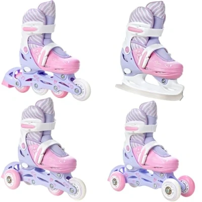 Abbildung von Rollschuhe Verstellbare 4in1 Leuchtende LED Räder Loret