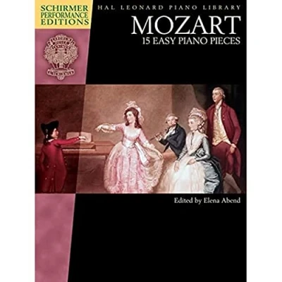 Abbildung von Mozart 15 Easy Piano Pieces: Noten, Sammelband für Klavier (Schirmer Performance Editions): Schirmer Editions Book Only