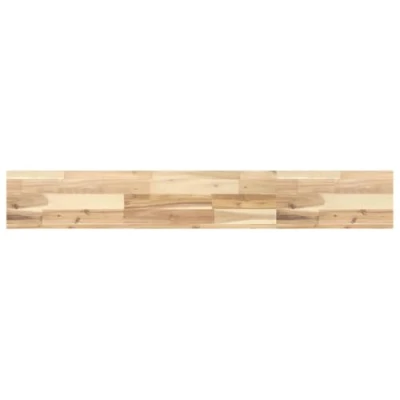 Abbildung von vidaXL Tischplatte, Regalbrett Rechteckig Massivholz, Wandboard Unbehandelte Oberfläche, Wandregal Holzregal Holzplatte, 120x20x4cm Akazienholz