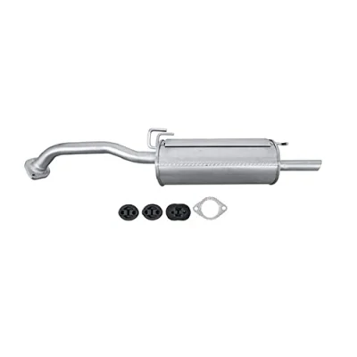 Abbildung von HELLA 8LD 366 029 621 Endschalldämpfer hinten mit Anbauteilen HYUNDAI: ACCENT 1