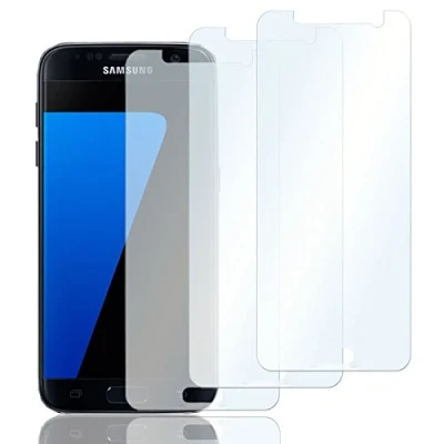Abbildung von Eximmobile 3X Schutzfolien für Samsung Galaxy A3 (2016) Folie Displayschutzfolie Displayfolie Schutzfolie selbstklebend transparent blasenfrei kein Glas Flexible Folien
