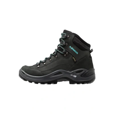 Abbildung von Lowa Renegade GTX MID WS Hikingschuh, Damen, Größe: 36.5, Asphalt/türkis Schuhe