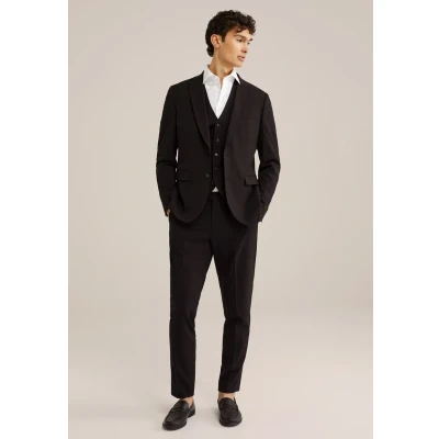 Abbildung von WE Fashion Fundamentals Anzugweste, Herren, Größe: 44, Black