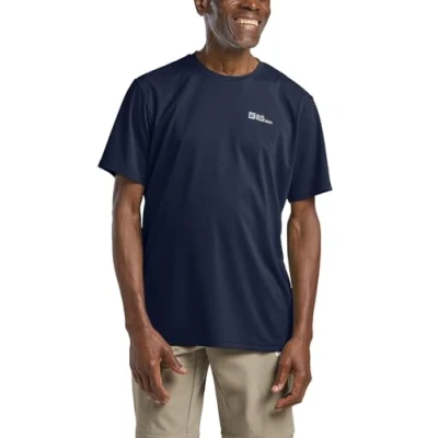 Abbildung von Jack Wolfskin Delgami Tshirt basic, Herren, Größe: XL, Night blue
