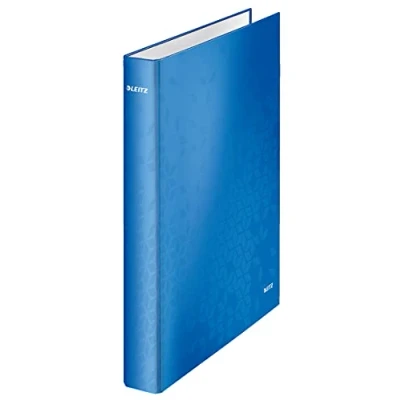 Abbildung von Leitz Ringbuch A4 2R, 25Cm, Blau Metallic
