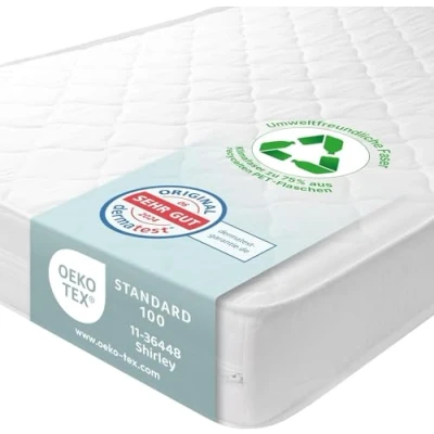 Abbildung von Sun Garden Kindermatratze 120x200 cm H2, Oeko Tex 100 Zertifiziert, Matratze für Kinderbett, Bezug waschbar, Optimale Kinder, mit Klimafaser Versteppung, Modell P1440 ComfortPur