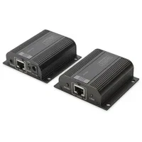 Abbildung von DIGITUS Professional DS 55100 1 HDMI Extender Full HD Set (Sender/Empfänger) nur Netzteil erforderlich bis zu 50 m Reichweite Patchkabel (Cat 6, Cat 6A, 7) schwarz