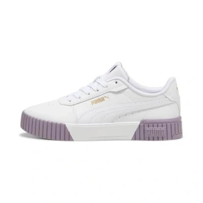 Abbildung von Puma Sneaker low whitepale plum gold, Damen, Größe: 40, White pale gold Leder und lederimitat