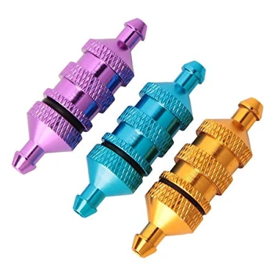 Abbildung von RC Kraftstofffilter, 1/10 Oil Kraftstofffilter Aluminium kompatibel mit HSP 02156 94122