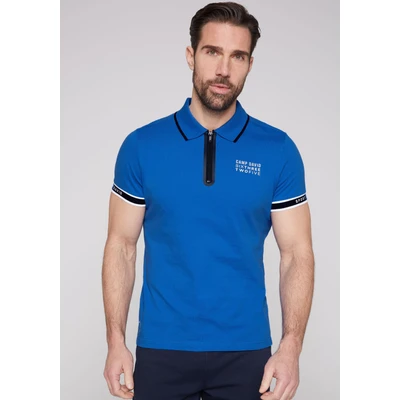 Abbildung von CAMP DAVID Poloshirt mit kontrastreichen Details