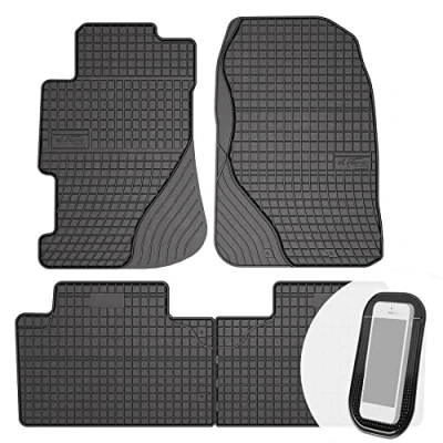 Abbildung von Gummimatten Auto Fußmatten Gummi Automatten Passgenau 4 teilig Set passend für Honda Civic VII 2001 2006