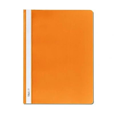 Abbildung von Original Falken Plastik Schnellhefter. Aus PP Folie für DIN A4 kaufmännische Heftung orange Hefter ideal Büro und Schule