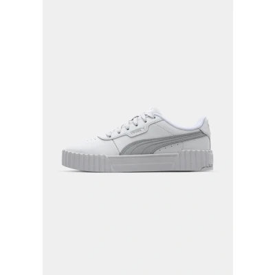 Abbildung von Puma Carina Sneaker low, Damen, Größe: 42.5, White silver Kunststoff