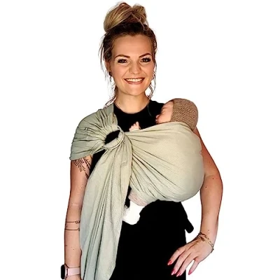 Abbildung von Hoppediz Tragetuch Ring Sling kbA
