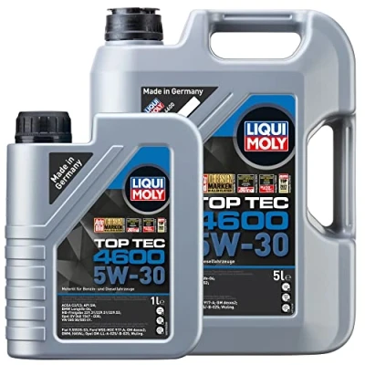 Abbildung von LIQUI MOLY Motoröl Top Tec 4600 5W 30 5 Liter &amp; 1 6 Set