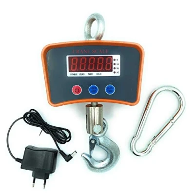 Abbildung von TEMPO DI SALDI Professionelle industrielle digitale Waage mit Haken Dynamometer Feder 1000 kg