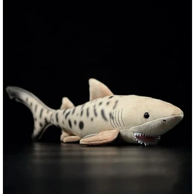 Abbildung von lilizzhoumax Tigerhai plüschtier 54cm/21, simuliertes Tier plüschtier, Kawaii realistische Spielzeug Figur Wilde Tiere, Geschenk für Kinder