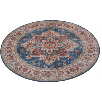 Abbildung von NOURISTAN Teppich &quot;Anthea&quot;, rund, Orientalisch, Orient, Vintage, Wohnzimmer, Schlafzimmer, Esszimmer