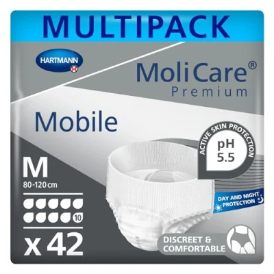 Abbildung von PAUL Hartmann AG Inkontinenzslip MoliCare® Premium Mobile Inkontinenzpants Größe M, 10 Tropfen