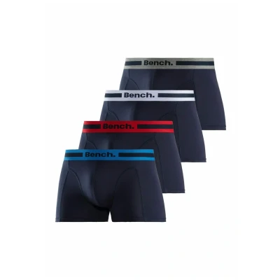 Abbildung von Bench SET PACK 4 Panties navyblau navy grau meliert navyrot weiß, Herren, Größe: XXL, blau weiß