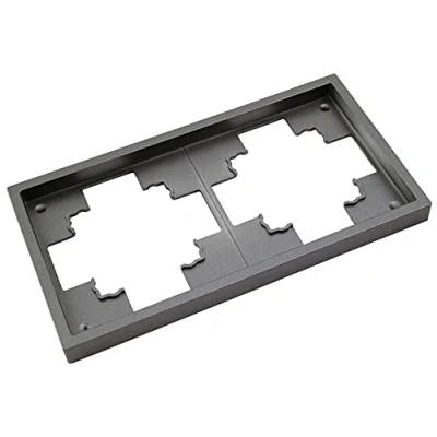 Abbildung von MC POWER 2 Fach Rahmen Shallow anthrazit, matt