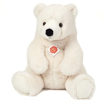 Abbildung von Teddy Hermann® Kuscheltier Eisbär sitzend weiß, 35 cm