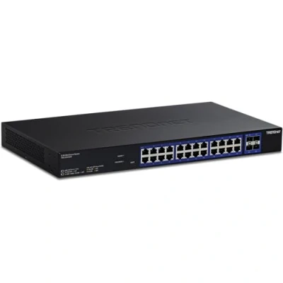 Abbildung von TRENDnet 28 Port Multi Gig Web Smart Switch, TEG 3284WS, 24 x 2,5G Ports, 4 10G SFP+ Remote Cloud Management, NDAA TAA konform, 200 GB, lebenslanger Schutz