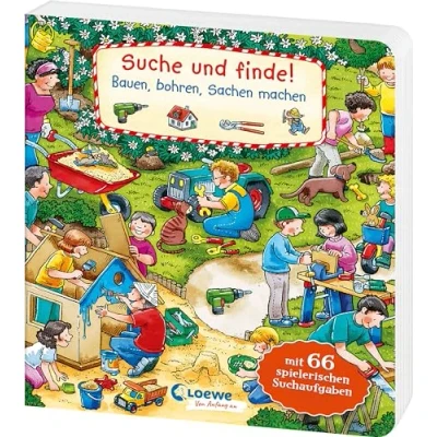 Abbildung von Suche und finde! Bauen, bohren, Sachen machen: Wimmelbuch ab 2 Jahren mit 66 spannenden Suchaufgaben zum Entdecken
