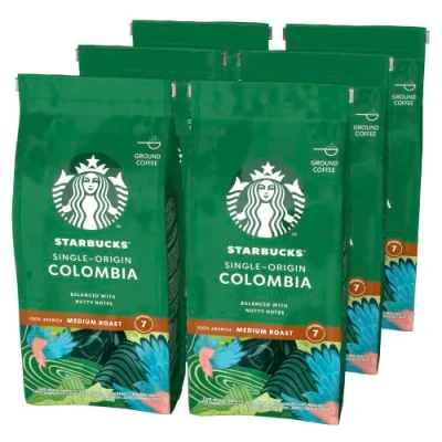 Abbildung von STARBUCKS Single Origin Colombia, Mittlere Röstung, Filterkaffee 200g (6er Pack)