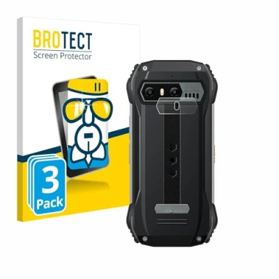 Abbildung von BROTECT Schutzglas für Blackview N6000 (NUR Kameraschutz) (3 Stück) Schutzfolie Panzer Folie Glas [Extrem Kratzfest 9H, Anti Fingerprint,