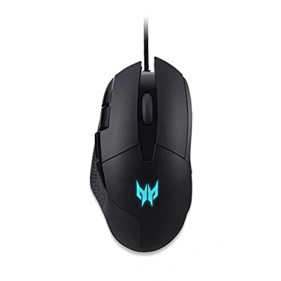 Abbildung von Acer Predator Cestus 315 Gaming Maus (6.500 DPI, 100 IPS Tracking, 6 programmierbare Tasten, 1 ms Reaktionszeit, RGB Beleuchtung, schwarz