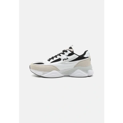 Abbildung von Fila Recade Sneaker low, Herren, Größe: 41, White/black Lederimitat/textil