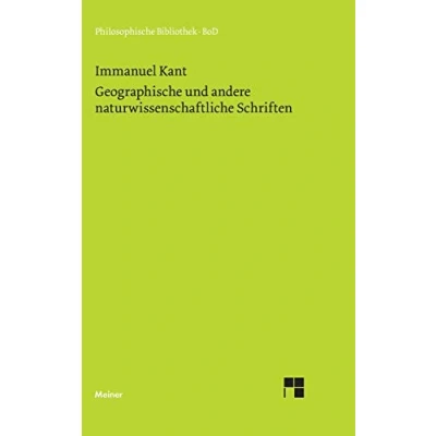 Abbildung von Philosophische Bibliothek, Bd.298: Geographische und andere naturwissenschaftliche Schriften.: Hrsg. u. eingel. v. Jürgen Zehbe