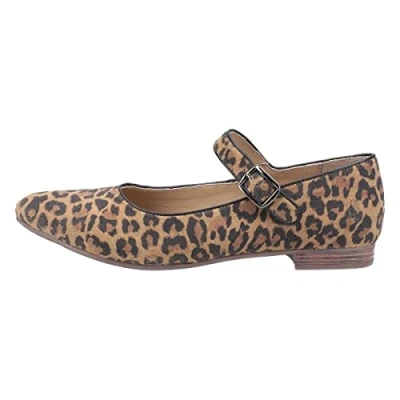 Abbildung von Hush Puppies Damen Melissa Strap Mary Jane Schuh, Leopard, 42 EU