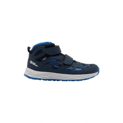 Abbildung von Jack Wolfskin Woodland 2 Texapore MID Unisex Hikingschuh für Kinder, Größe: 30, Night blue Textil/synthetik