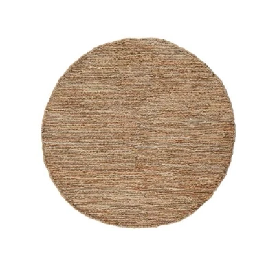 Abbildung von carpetfine Juteteppich Nala Rund Beige Ø 120 cm Moderner Teppich für Wohn und Schlafzimmer