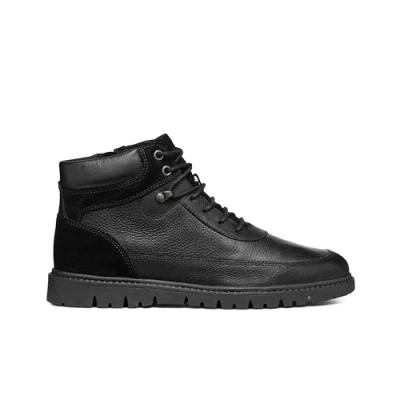 Abbildung von Geox Schnürstiefelette, Herren, Größe: 41, Black Schuhe